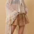 Load image into Gallery viewer, Lucia Knit Ruffle Top - Apricot