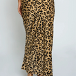 Load image into Gallery viewer, Misty Leopard Satin Skirt