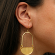 Load image into Gallery viewer, Slime Half Moon Earrings
