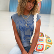 Load image into Gallery viewer, Cowgirl Beach Club Cropped Tank