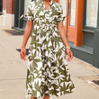 Load image into Gallery viewer, Emerald Canopy Shirt Dress