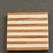 Load image into Gallery viewer, Striped Wood Coaster - Set of 4
