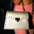 Load image into Gallery viewer, Metallic Spikes Chain Bag