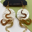 Load image into Gallery viewer, Snake Earrings: Cut-Out