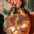 Load image into Gallery viewer, Monroe Flower Bag - Gold