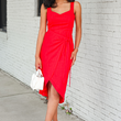 Load image into Gallery viewer, Cherry Bomb Wrap Dress<br>***Last One***