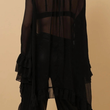 Load image into Gallery viewer, Lucia Knit Ruffle Top - Black