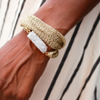 Load image into Gallery viewer, Gold Druzy Stone Bracelet