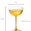 Load image into Gallery viewer, Colorful Art Deco Coupe Glass