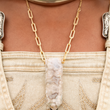 Load image into Gallery viewer, Flower Agate Pendant Necklace