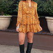 Load image into Gallery viewer, Grace Snake Mini Dress