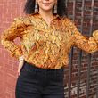 Load image into Gallery viewer, Portia Snake Long Sleeve Top