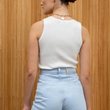 Load image into Gallery viewer, Willow Crop Knit Top - White
