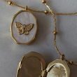 Load image into Gallery viewer, Butterfly Locket Necklace