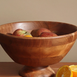 Load image into Gallery viewer, Wood Pedestal Bowl