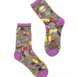 Load image into Gallery viewer, Pasta Lover Sheer Socks