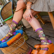 Load image into Gallery viewer, Pasta Lover Sheer Socks