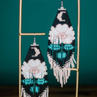 Load image into Gallery viewer, Moonflower Seeded Earrings