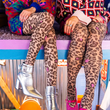 Load image into Gallery viewer, Pink Pop Leopard Sheer Tights