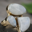 Load image into Gallery viewer, Moonstone Cluster Ring