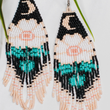 Load image into Gallery viewer, Moonflower Seeded Earrings