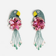 Load image into Gallery viewer, Retro Parrot Earrings