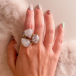 Load image into Gallery viewer, Moonstone Cluster Ring