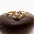 Load image into Gallery viewer, Moonstone Loop Ring