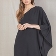 Load image into Gallery viewer, Cassie Shoulder Dress - Black