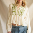 Load image into Gallery viewer, Popea Peplum - Olive<br>***LAST ONE***