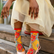 Load image into Gallery viewer, Flower Power Sheer Socks