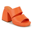 Load image into Gallery viewer, Lucy Block Heels - Orange