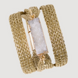 Load image into Gallery viewer, Gold Druzy Stone Bracelet