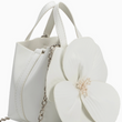 Load image into Gallery viewer, Monroe Flower Bag - White