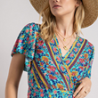 Load image into Gallery viewer, Gentry Flutter Sleeve Wrap Dress