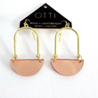 Load image into Gallery viewer, Slime Half Moon Earrings