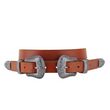 Load image into Gallery viewer, Western Double Buckle Belt