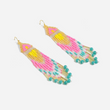 Load image into Gallery viewer, Desert Rose Beaded Earrings