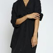 Load image into Gallery viewer, Cecilia Shirt Dress Black