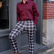 Load image into Gallery viewer, Leo Button Up Shirt - Burgundy