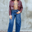 Load image into Gallery viewer, Sammie Barrel Jeans - Dark Denim

