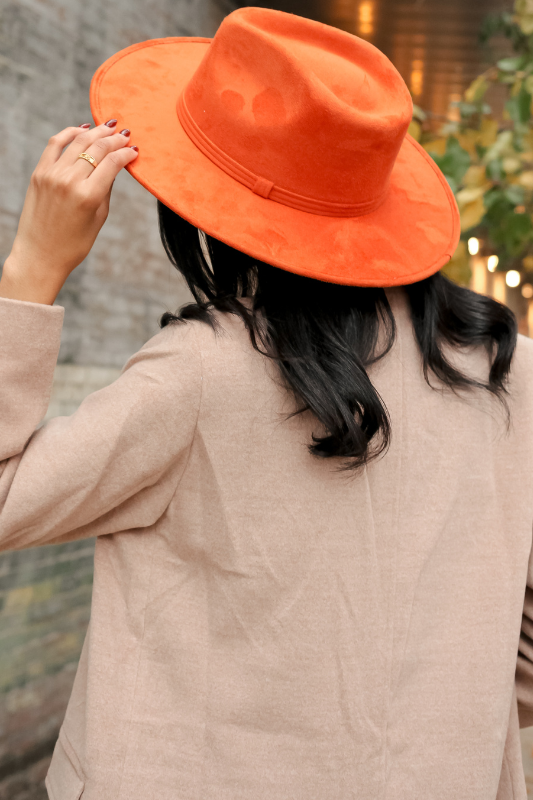 Vegan Suede Rancher- Rust