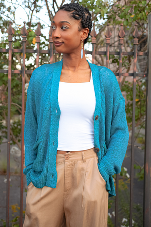 Maeve Cardigan - Teal