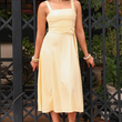 Load image into Gallery viewer, Heaven Midi Dress - Yellow
