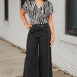 Load image into Gallery viewer, Chelle Wide-Leg Denim Stud Pants

