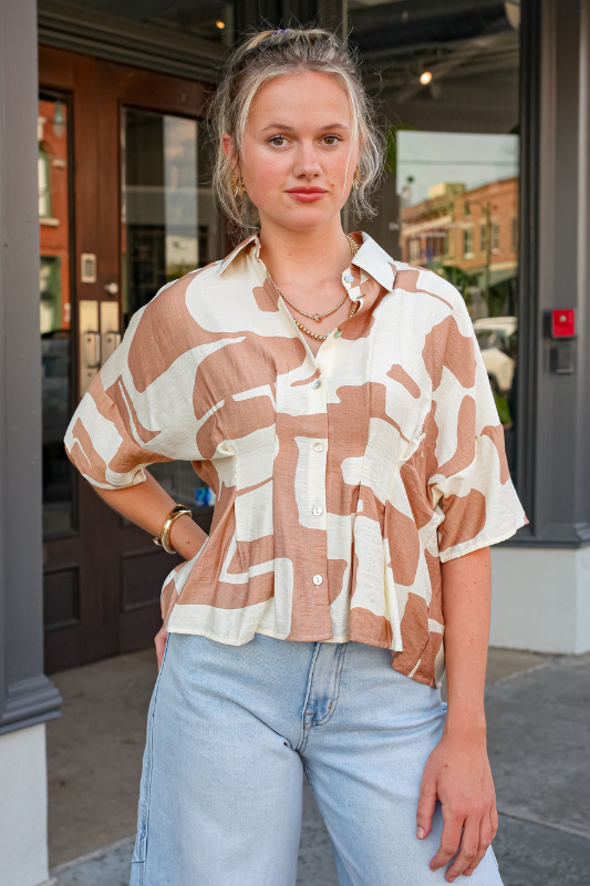 Terracotta Drift Shirt