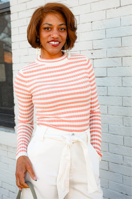 Sansa Sweater - Coral