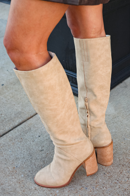 Shiloh Knee High - Khaki