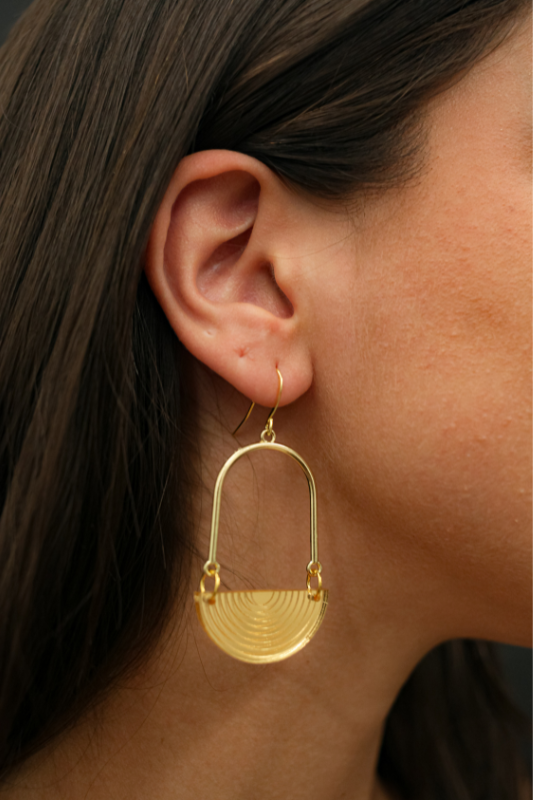 Slime Half Moon Earrings