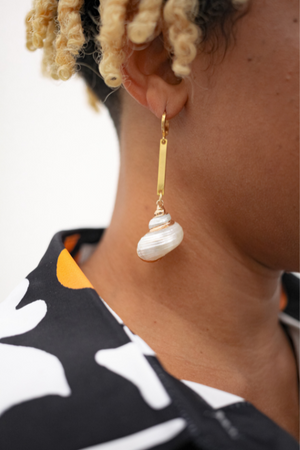 Seashell Drop Earrings